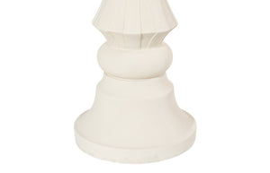 Phillips Collection Bishop Chess Sculpture - Elegant Indoor/Outdoor Accent Piece for Timeless Style and Durability Cast Stone White PH115696