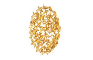 Phillips Collection Koi Wall Art Sculpture in Radiant Gold Leaf – Elegant Decorative Accent for Tranquil Spaces PH115920