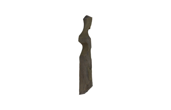 Phillips Collection Cast Elegant Women Wall Art Sculpture - Stunning Splinter Stone Finish For Home Or Office Décor Green Resin,Resin Composite Ph116042