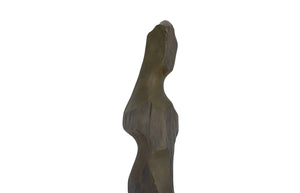Phillips Collection Cast Elegant Women Wall Art Sculpture - Stunning Splinter Stone Finish For Home Or Office Décor Green Resin,Resin Composite Ph116042