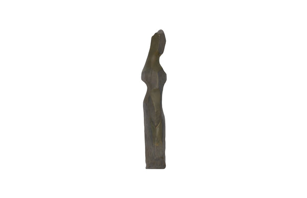 Phillips Collection Cast Elegant Women Wall Art Sculpture - Stunning Splinter Stone Finish For Home Or Office Décor Green Resin,Resin Composite Ph116042