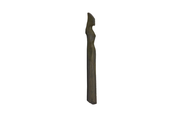 Phillips Collection Cast Elegant Women Wall Art Sculpture - Abstract Female Silhouette in Splinter Stone Finish Decor PH116043
