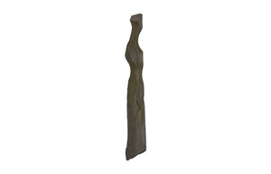 Phillips Collection Cast Sculptural Wall Art - Elegant Abstract Female Form in Weathered Stone Finish for Home Décor Splinter Stone Finish PH116044