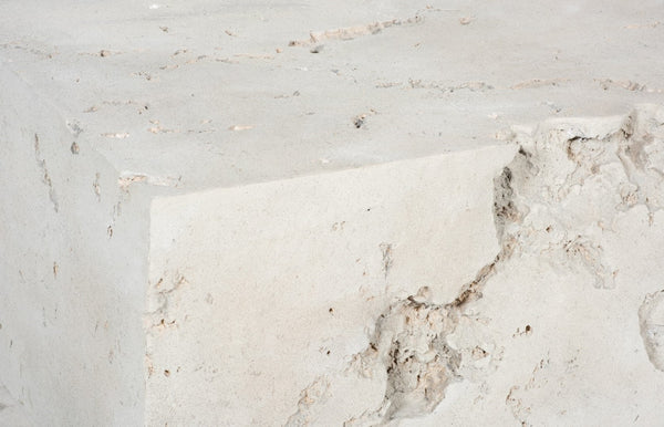 Phillips Collection Formation Coffee Table - Durable Resin Composite With Natural Imperfections For Indoor And Outdoor Use Off White Resin Composite Ph116152