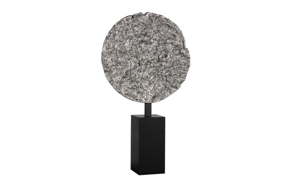 Phillips Collection Cast Resin Root Floor Sculpture with Hand Applied Silver Leaf Finish for Bold Entryways PH116155
