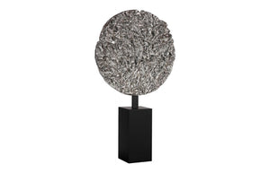 Phillips Collection Cast Resin Root Floor Sculpture with Hand Applied Silver Leaf Finish for Bold Entryways PH116155