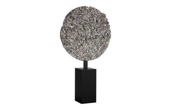 Phillips Collection Cast Resin Root Floor Sculpture with Hand Applied Silver Leaf Finish for Bold Entryways PH116155
