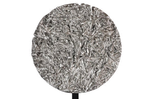 Phillips Collection Cast Resin Root Floor Sculpture with Hand Applied Silver Leaf Finish for Bold Entryways PH116155