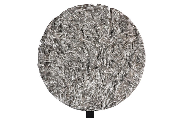 Phillips Collection Cast Resin Root Floor Sculpture with Hand Applied Silver Leaf Finish for Bold Entryways PH116155