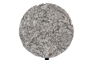 Phillips Collection Cast Resin Root Floor Sculpture with Hand Applied Silver Leaf Finish for Bold Entryways PH116155