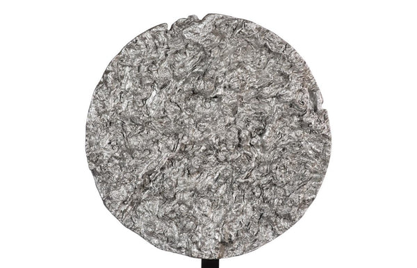 Phillips Collection Cast Resin Root Floor Sculpture with Hand Applied Silver Leaf Finish for Bold Entryways PH116155