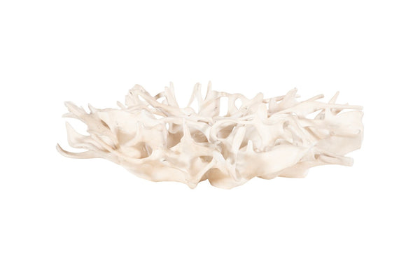Phillips Collection Cast Root Coffee Table - Nature-inspired Art Piece For Elegant Living Spaces And Unique Décor Off White Resin Ph117055