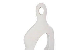 Phillips Collection Male Sculpture - Monumental Art Piece Celebrating Strength And Masculinity For Outdoor Display Off White Resin Ph117187