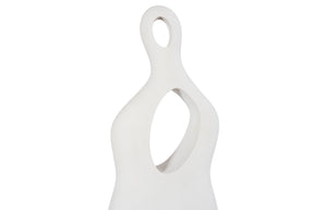 Phillips Collection Female Sculpture - Timeless Muse In Elegant Design, Celebrating Femininity With Abstract Beauty Off White Resin Ph117188