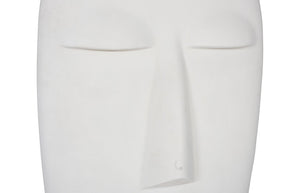 Phillips Collection Emerging Face Sculpture - Classical Cycladic Design in Roman Stone for Garden and Interior Decor Large PH117189