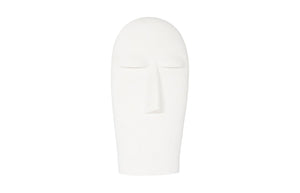 Phillips Collection Emerging Face Sculpture - Classical Cycladic Design in Roman Stone for Garden and Interior Decor Large PH117189
