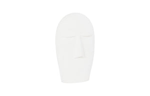 Phillips Collection Emerging Face Sculpture - Timeless Cycladic Elegance In Durable Resin For Modern Outdoor Spaces Off White Resin Ph117190