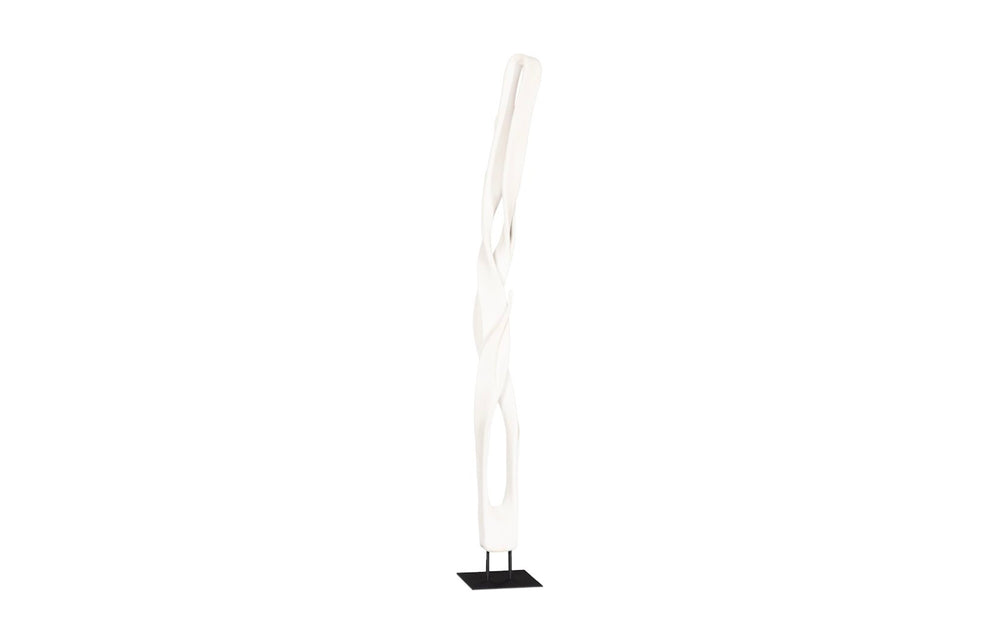 Phillips Collection Cast Faux Bleached Root Sculpture - Artisan Composite Abstract Design For Modern Organic Décor White,Black Resin Ph117195
