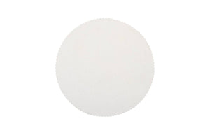 Phillips Collection Groovy Pedestal - Elegant White Stone Display Stand for Plants, Art & Modern Decor Accents PH117196