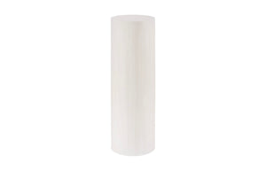Phillips Collection Groovy Pedestal - Elegant White Stone Display Stand for Plants, Art & Modern Decor Accents PH117196