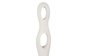 Phillips Collection Double Circle Sculpture – Innovative Design For Timeless Home Décor And Captivating Outdoor Appeal Off White Resin Ph117201