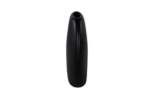 Phillips Collection Pod Vase - Large Contemporary Statement Piece For Stylish Floral Arrangements And Home Décor Black Resin Ph117202