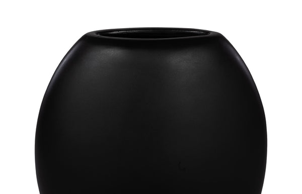 Phillips Collection Pod Vase - Large Contemporary Statement Piece For Stylish Floral Arrangements And Home Décor Black Resin Ph117202