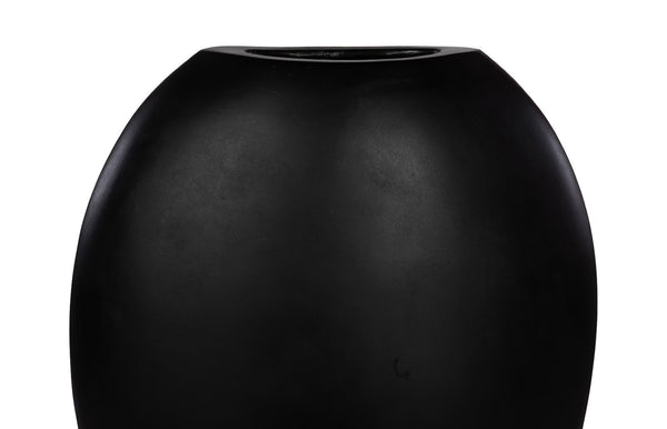 Phillips Collection Pod Vase - Large Contemporary Statement Piece For Stylish Floral Arrangements And Home Décor Black Resin Ph117203