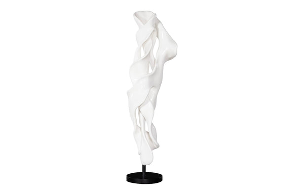 Phillips Collection Cast Dancing Sculpture - Eye-catching Art Piece For Modern Organic Home Décor And Aesthetic Appeal White Resin Ph117282
