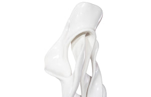 Phillips Collection Cast Dancing Sculpture - Eye-catching Art Piece For Modern Organic Home Décor And Aesthetic Appeal White Resin Ph117282