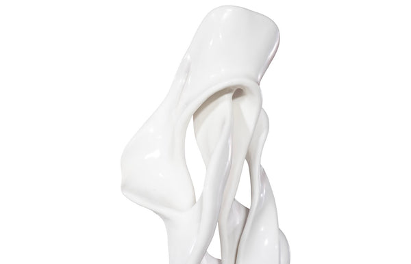 Phillips Collection Cast Dancing Sculpture - Eye-catching Art Piece For Modern Organic Home Décor And Aesthetic Appeal White Resin Ph117282