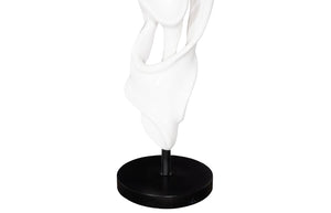 Phillips Collection Cast Dancing Sculpture - Eye-catching Art Piece For Modern Organic Home Décor And Aesthetic Appeal White Resin Ph117282