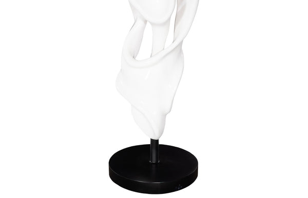 Phillips Collection Cast Dancing Sculpture - Eye-catching Art Piece For Modern Organic Home Décor And Aesthetic Appeal White Resin Ph117282