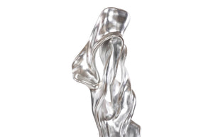 Phillips Collection Cast Dancing Sculpture - Eye-catching Art Piece For Modern Organic Home Décor And Aesthetic Appeal Silver,Black Resin Ph117283