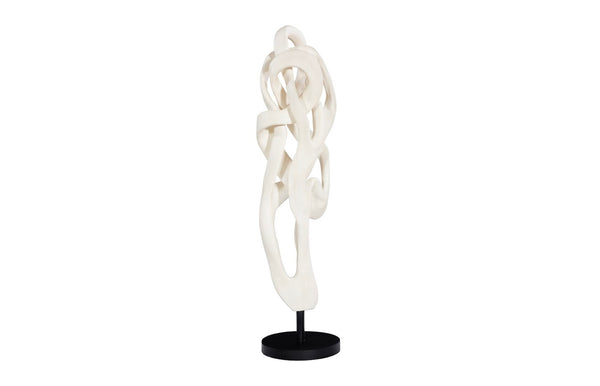 Phillips Collection Cast Dancing Sculpture - Eye-catching Art Piece For Modern Organic Home Décor And Aesthetic Appeal Off White Resin Ph117285