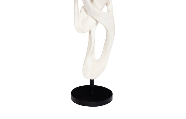 Phillips Collection Cast Dancing Sculpture - Eye-catching Art Piece For Modern Organic Home Décor And Aesthetic Appeal Off White Resin Ph117285