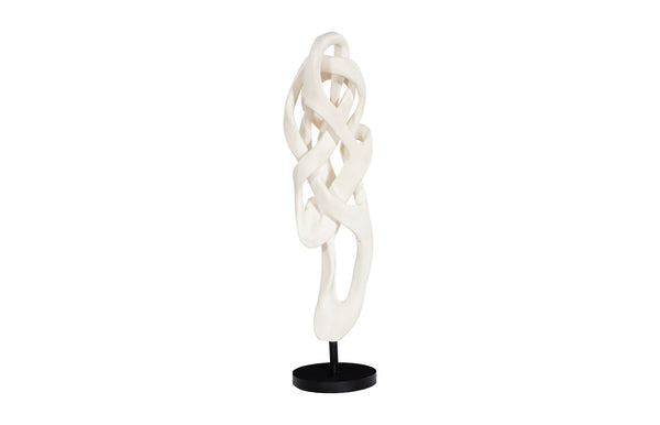 Phillips Collection Cast Dancing Sculpture - Eye-catching Art Piece For Modern Organic Home Décor And Aesthetic Appeal Off White Resin Ph117285