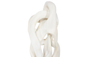 Phillips Collection Cast Dancing Wall Sculpture - Captivating Faux Bleached Art For Modern Organic Home Décor Off White Resin Ph117286