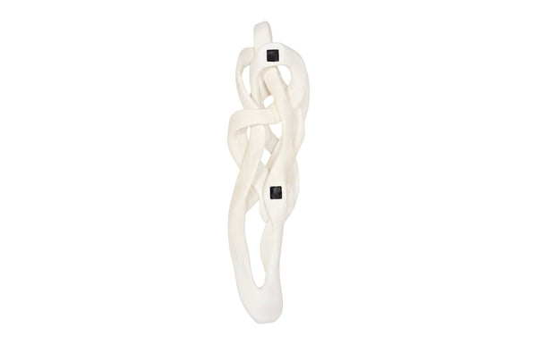 Phillips Collection Cast Dancing Wall Sculpture - Captivating Faux Bleached Art For Modern Organic Home Décor Off White Resin Ph117286