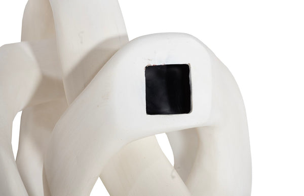 Phillips Collection Cast Dancing Wall Sculpture - Captivating Faux Bleached Art For Modern Organic Home Décor Off White Resin Ph117286