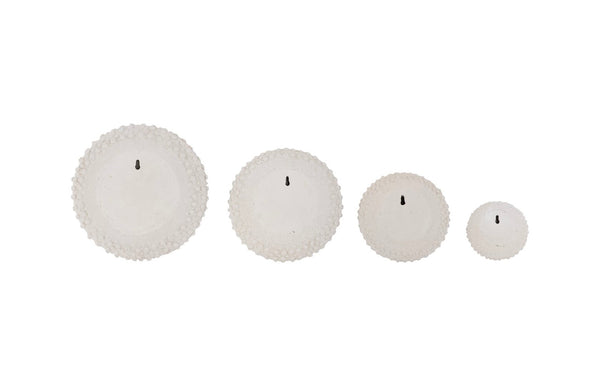 Phillips Collection Sea Urchin Wall Art Set Of 4 - Coastal Charm & Modern Sophistication For Your Home Decor Transformation Off White Resin Ph117333
