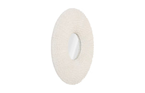 Phillips Collection Sea Urchin Decorative Wall Mirror - Sculptural Coastal Charm with Off-White Finish for Any Room PH117337