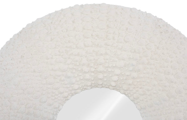 Phillips Collection Sea Urchin Decorative Wall Mirror - Sculptural Coastal Charm with Off-White Finish for Any Room PH117337
