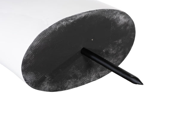 Phillips Collection Emerging Face Sculpture - Timeless Cycladic Elegance In Durable Resin For Modern Outdoor Spaces White Resin Ph117409