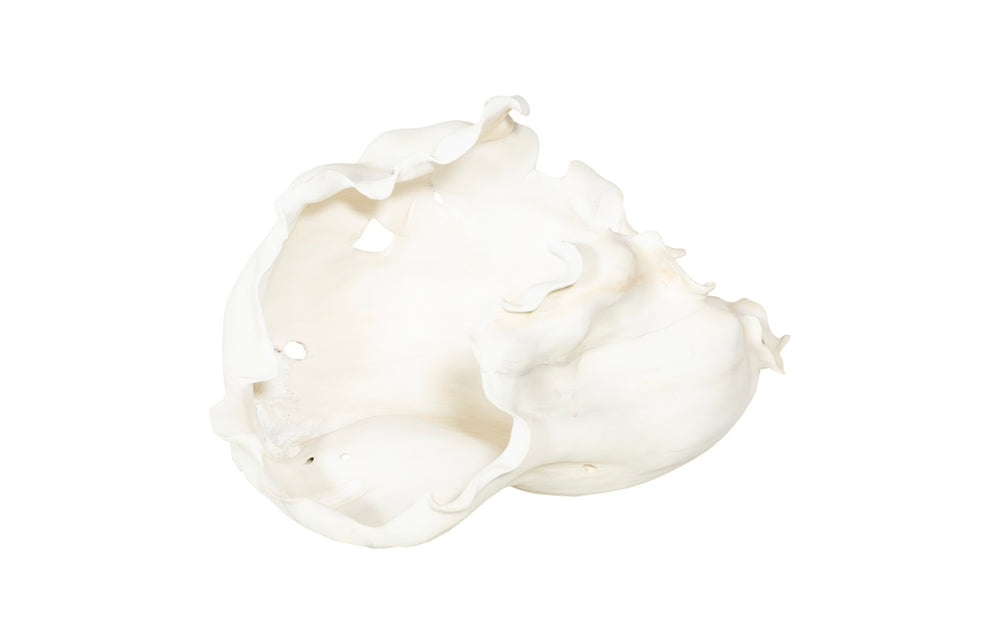 Phillips Collection Cast Root Bowl - Sculptural Faux Bleached Resin Accent for Modern Coastal Decor & Centerpieces PH117411