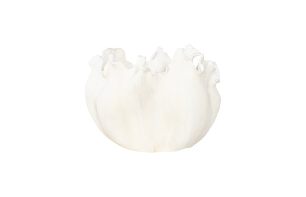 Phillips Collection Cast Root Bowl - Artisanal Resin Crafting With Natural Elegance For Stunning Home Décor Accent Off White Resin Ph117412