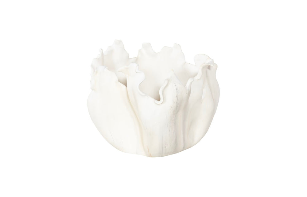 Phillips Collection Cast Root Bowl - Artisanal Resin Crafting With Natural Elegance For Stunning Home Décor Accent Off White Resin Ph117412