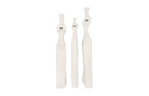 Phillips Collection Cast Elegant Women Wall Art Set of 3 - Sculptural Roman Stone Decor for Modern Home Aesthetics PH117414