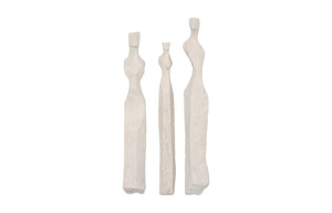 Phillips Collection Cast Elegant Women Wall Art Set of 3 - Sculptural Roman Stone Decor for Modern Home Aesthetics PH117414