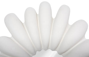 Phillips Collection Radial Shell Mirror - Elegant Ocean-inspired Design With White Stone Accents For Any Room Decor Off White Resin Ph117416